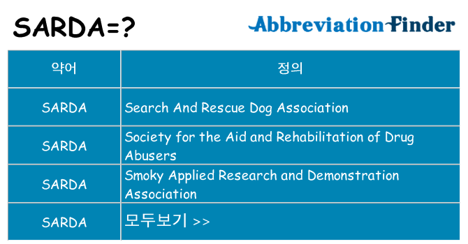 sarda 대 한 무엇을 서가