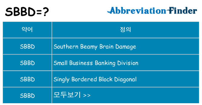 sbbd 대 한 무엇을 서가