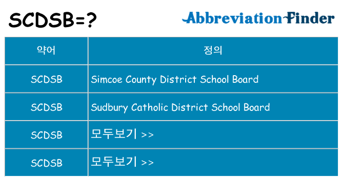 scdsb 대 한 무엇을 서가