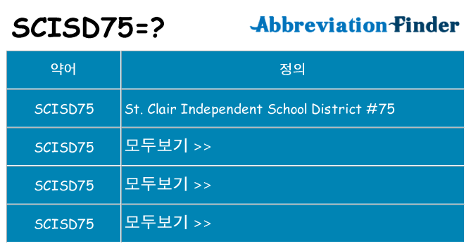scisd75 대 한 무엇을 서가