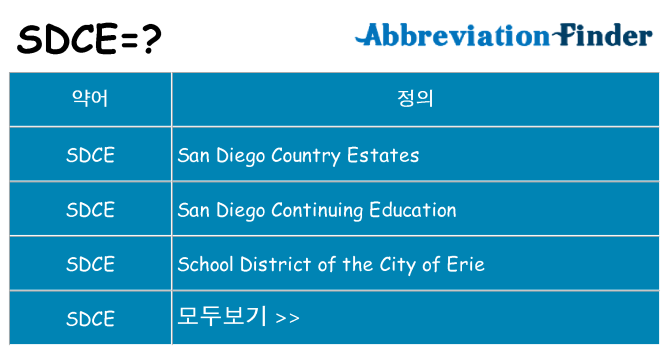 sdce 대 한 무엇을 서가