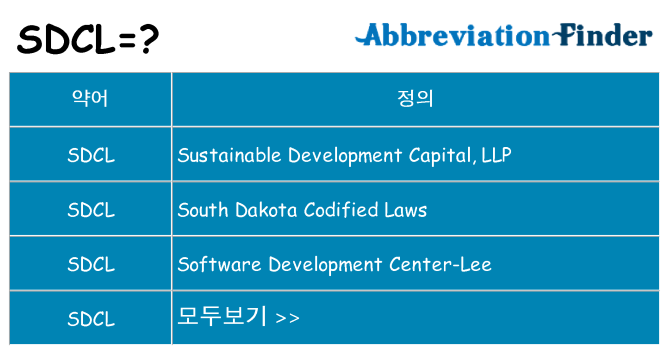 sdcl 대 한 무엇을 서가