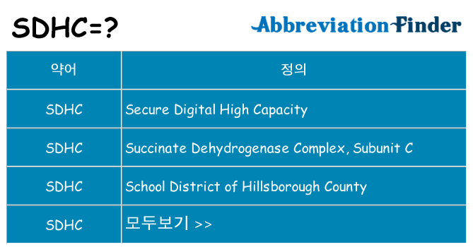 sdhc 대 한 무엇을 서가