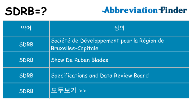 sdrb 대 한 무엇을 서가