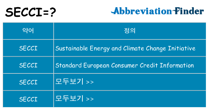secci 대 한 무엇을 서가