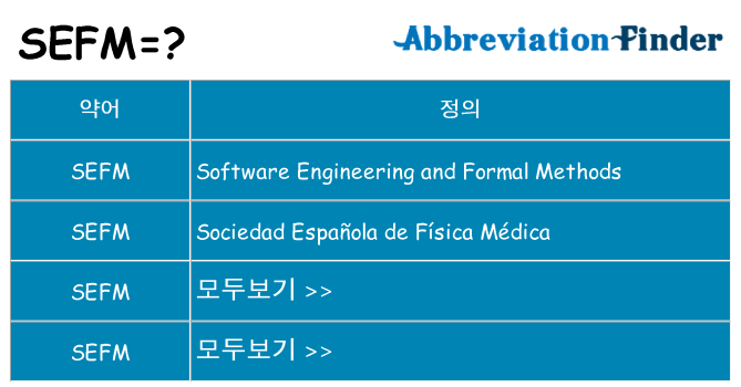 sefm 대 한 무엇을 서가