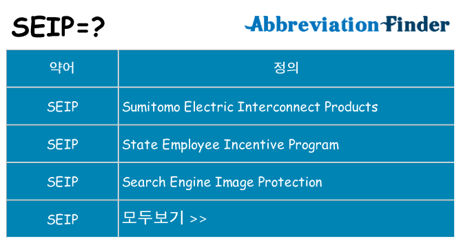 seip 대 한 무엇을 서가