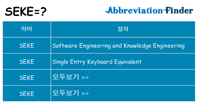 seke 대 한 무엇을 서가