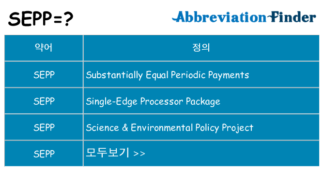 sepp 대 한 무엇을 서가