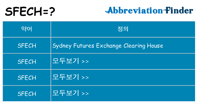 sfech 대 한 무엇을 서가