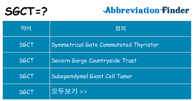 sgct 대 한 무엇을 서가