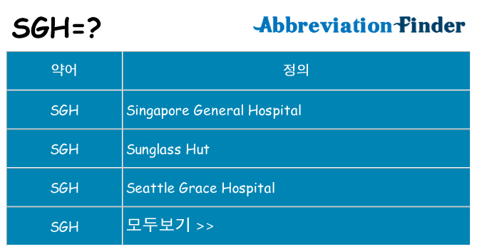 sgh 대 한 무엇을 서가