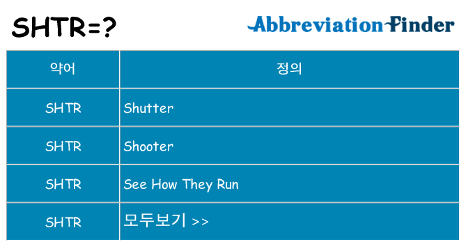 shtr 대 한 무엇을 서가