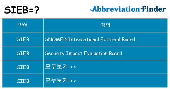 sieb 대 한 무엇을 서가