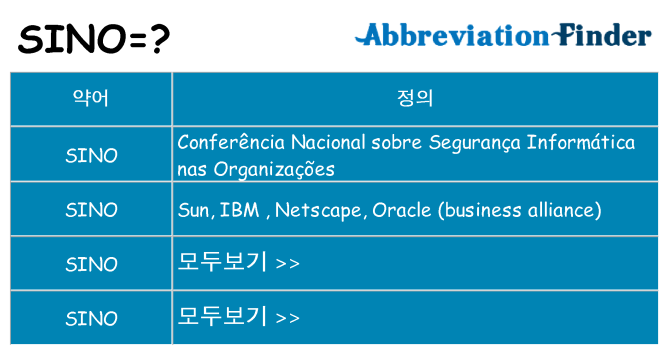 sino 대 한 무엇을 서가