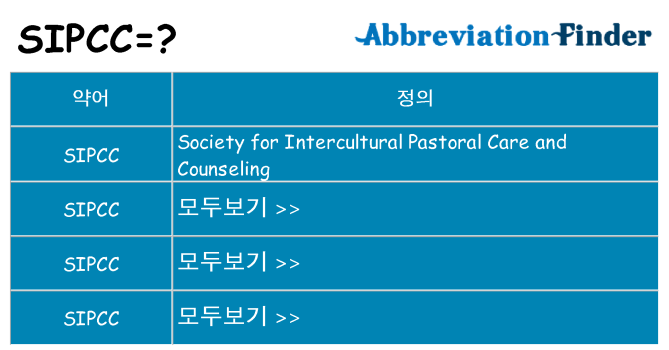 sipcc 대 한 무엇을 서가