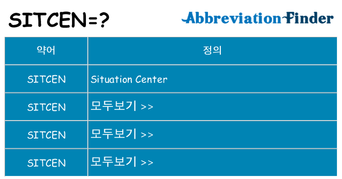 sitcen 대 한 무엇을 서가