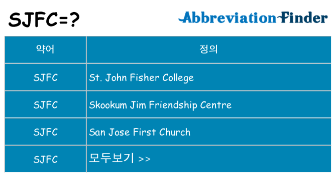 sjfc 대 한 무엇을 서가