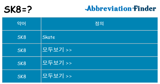 sk8 대 한 무엇을 서가