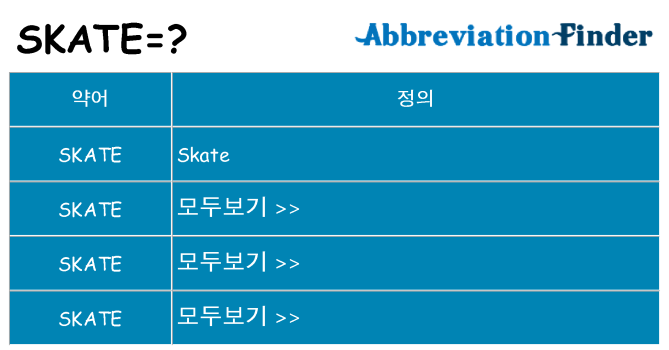 skate 대 한 무엇을 서가