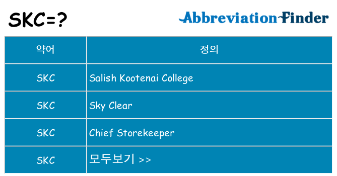 skc 대 한 무엇을 서가