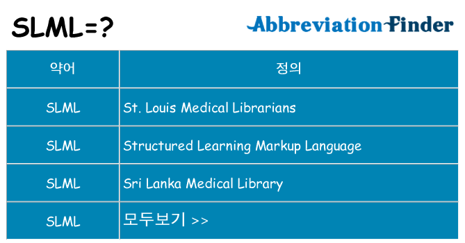 slml 대 한 무엇을 서가