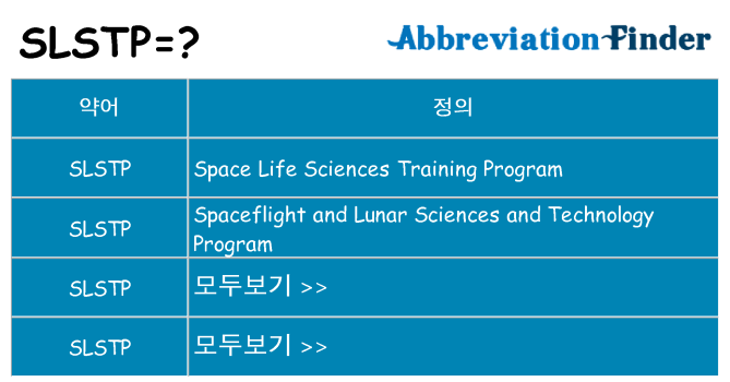 slstp 대 한 무엇을 서가