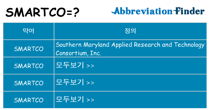 smartco 대 한 무엇을 서가