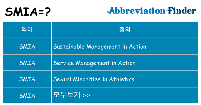 smia 대 한 무엇을 서가