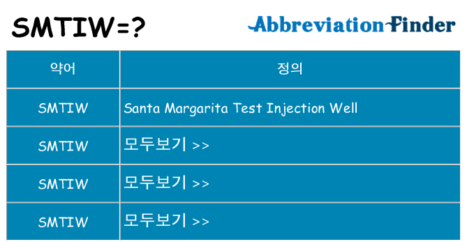 smtiw 대 한 무엇을 서가