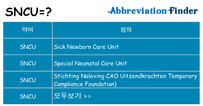 sncu 대 한 무엇을 서가