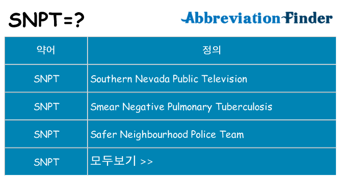 snpt 대 한 무엇을 서가
