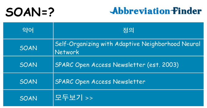 soan 대 한 무엇을 서가