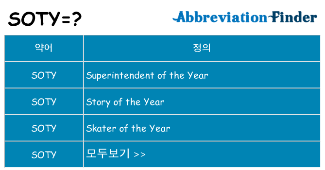 soty 대 한 무엇을 서가