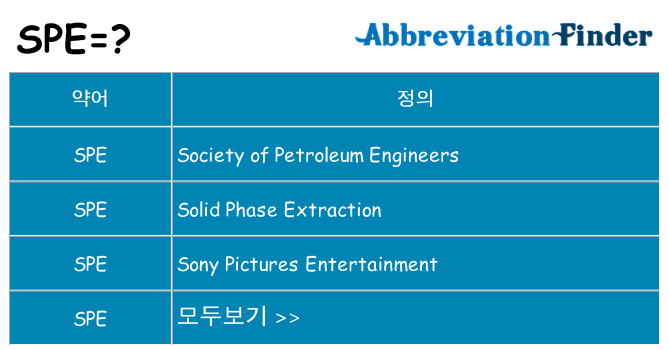 spe 대 한 무엇을 서가