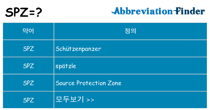 spz 대 한 무엇을 서가