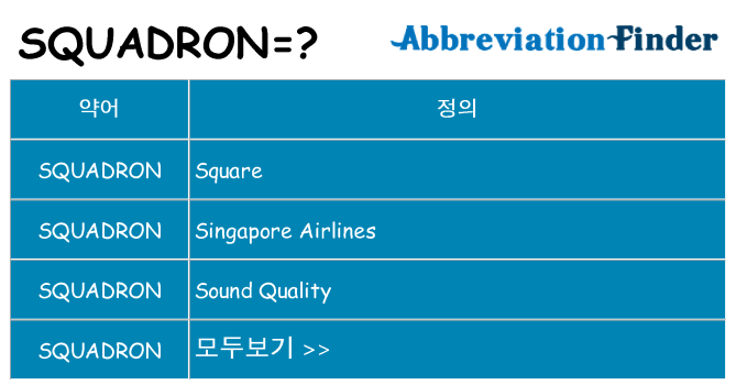 squadron 대 한 무엇을 서가