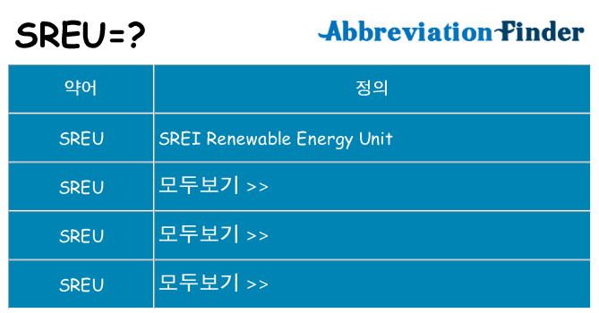 sreu 대 한 무엇을 서가