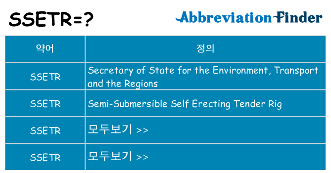 ssetr 대 한 무엇을 서가