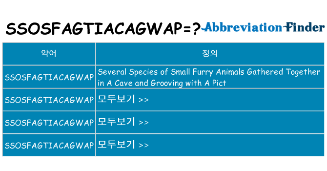 ssosfagtiacagwap 대 한 무엇을 서가