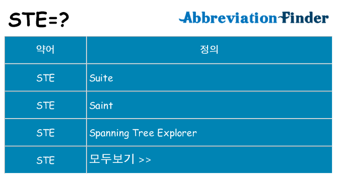 ste 대 한 무엇을 서가