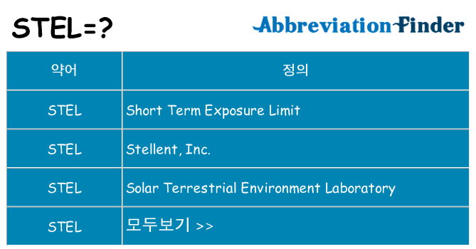 stel 대 한 무엇을 서가