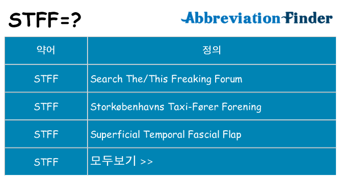 stff 대 한 무엇을 서가
