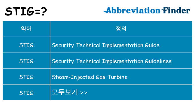 stig 대 한 무엇을 서가