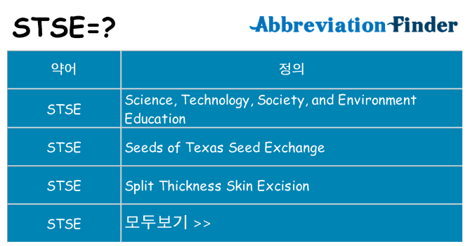 stse 대 한 무엇을 서가