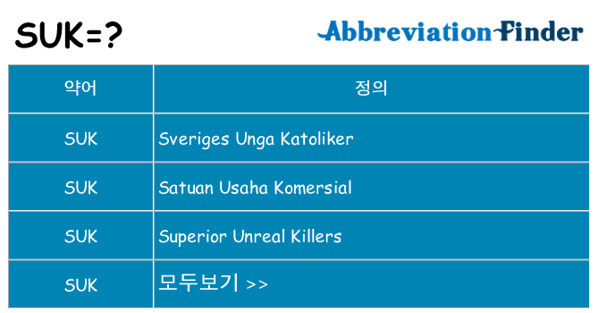 suk 대 한 무엇을 서가