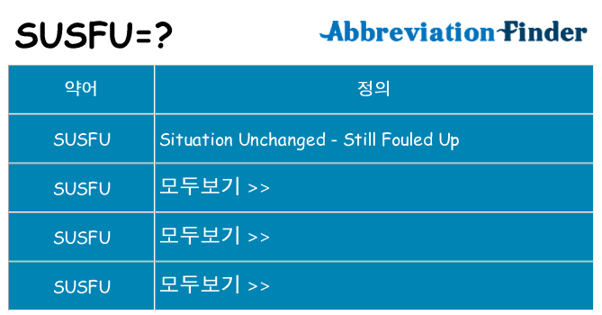 susfu 대 한 무엇을 서가