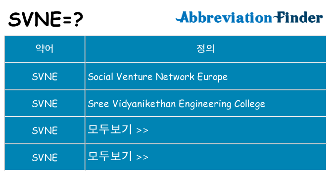 svne 대 한 무엇을 서가