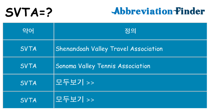 svta 대 한 무엇을 서가
