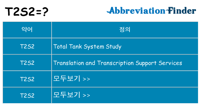 t2s2 대 한 무엇을 서가